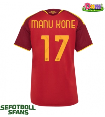 AS Roma Manu Kone #17 Hemmatröja Kvinnor 2026-27 Kortärmad
